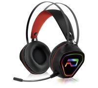ADVANCE GTA 230 Casque Avec fil Arceau Gaming Noir, Rouge