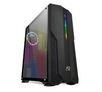 Boitier Moyen Tour ATX Advance Phoenix RGB avec Panneau vitré (Noir)