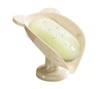 Advance Porte-savon de salle de bain - Récipient de bar plat égouttable avec support mural - Boîte économiseur de savon auto-drainante pour douche, évier, cuisine - Accessoire d'installation adhésif s