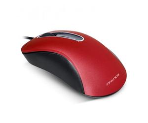 Advance S-3D-RE Souris pour Ordinateur Portable Rouge