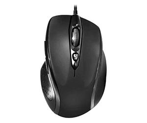 Advance S-6D-BK Souris optique filaire USB 500/1000 dpi 6 boutons Noir