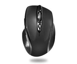 Advance S-SHAPE-BK Souris optique sans fil 500/1000 dpi 6 boutons Noir