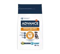 ADVANCE VET Croquettes Contrôle du Poids pour Petits Chiens 1,5kg