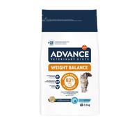 ADVANCE VET Croquettes pour Chat Équilibre du Poids 1,5kg