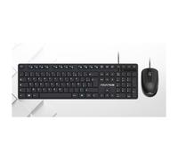 Pack 2en1 (Clavier/Souris) Advance WorkMate Plus (Noir)