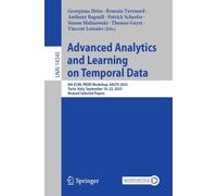 Advanced Analytics And Learning On Temporal Data