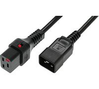 Advanced Cable Technology 1.0m C19 - C20, FM 1m Coupleur C19 Coupleur C20 Noir câble électrique