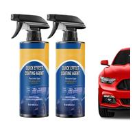 Advanced Car Quick-acting Coating Agent Spray,Car Scratch Wax Polish Waterless Wash,3 in 1 High Protection Quick Effect Coating Agent,Quick Effective Spray,For All Cars (2Pcs)