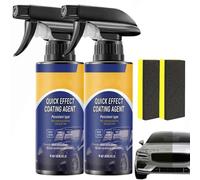 Advanced Car Quick-Acting Coating Agent Spray, Quick Effect Coating Agent, Spray De Revêtement Pour Voiture, Agent De Revêtement à Effet Rapide, Revêtement De Réparation Nano (2PC)