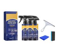 Advanced Car Quick-Acting Coating Agent Spray,Spray De Revêtement 3 En 1,Quick Effect Coating Agent,Agent De Revêtement à Effet Rapide,Revêtement De Réparation Et De Protection Nano (3Set)