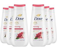 Advanced Care Lot De 6 Gels Douche Revitalisants Aux Extraits De Grenade Et D'hibiscus Pour Une Peau Douce Instantanément 225 Ml