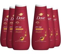 Advanced Care Pro-Age Lot De 6 Gels Douche Nettoyants Pour Le Corps Avec Nutriments Naturels Pour Une Peau Douce Instantanément 400 Ml