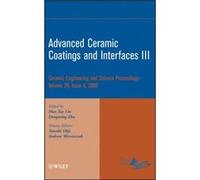 Advanced Ceramic Coatings and Interfaces III Volume 29 Issue 4 by Lin Hardcover Book Dongming Zhu, Hua-Tay Lin (Auteur)
