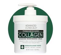 Advanced Clinicals Collagen Skin Rescue Lotion - Hydrate, Moisturize, Lift, Firm. Great for Dry Skin. 16oz Jar with Pump. by Advanced Clinicals