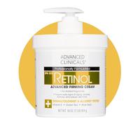 Advanced Clinicals, Crème au rétinol, Format spa pour les professionnels des salons, La formule hydratante pénètre dans la peau pour effacer l'apparence des ridules et des rides