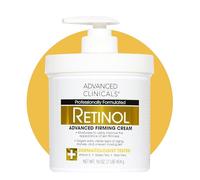 Advanced Clinicals, Crème au rétinol, Format spa pour les professionnels des salons, La formule hydratante pénètre dans la peau pour effacer l'apparence des ridules et des rides