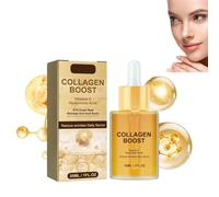 Advanced Collagen Boost Anti-Aging Serum, Anti-Wrinkle Serum with Hyaluronic Acid & Vitamin C, Deep Anti Wrinkle Essence, Hyaluronic Acid with Brightening Vitamin C for All Skin Types (1 pcs)