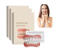 Advanced Customized Full Denture Set, Premium Denture Set, Natural Looking Teeth, Comfort Fit for Daily Wear,Waterproof & Lightweigh,Full Denture Set,Upper/Lower Set for Women and men (3)