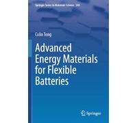 Advanced Energy Materials for Flexible Batteries