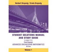 Advanced Engineering Mathematics 10e Volume 1 Chapters 1 12 Student Solutions Manual and Study Guide by Erwin Ohio State University Kreyszig Erwin Kreyszig (Auteur)