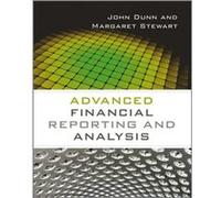 Advanced Financial Reporting and Analysis by Margaret University of Strathclyde Stewart Inconnu (Auteur)