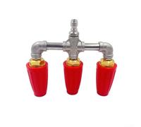 Advanced For Turbo Buse pour nettoyeur haute pression, raccord rapide 1/4" avec double pulvérisation (rouge)