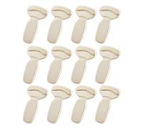 Advanced Gel Heel Pads, Comfort Shoe Inserts, 6 Pairs Anti Fatigue Cushion Soft Silicone Foot Support Footwear Accessory Orthopedic Aid for Office Wedding Party Travel Designed for All Day Relief