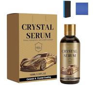 Advanced Graphene Crystal Serum for Cars, 100ML/3.38FL.OZ Crystal Serum Ceramic Coating, Quick Effect Car Coating Spray for Shine & Protection, Nano Coat Restore for Paint, Glass & Wheel (1 PC)