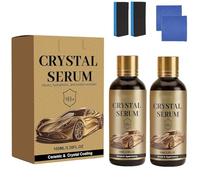 Advanced Graphene Crystal Serum for Cars, 100ML/3.38FL.OZ Crystal Serum Ceramic Coating, Quick Effect Car Coating Spray for Shine & Protection, Nano Coat Restore for Paint, Glass & Wheel (2 Pcs)