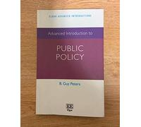 Advanced Introduction to Public Policy
