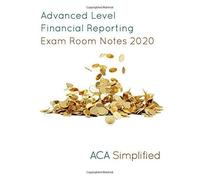 Advanced Level Financial Reporting Exam Room Notes 2020