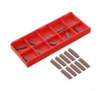 Advanced MGMN200G Lot de 10 inserts de coupe LDA pour des opérations de rainurage et de séparation efficaces