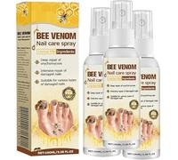 Advanced Nail Repair Spray,Anti-Fungal Bee Venom Nails Sprays, Nail care, Bee Venom Nail Fungus Spray, Nails Repair for Weak and Damaged (3 pcs)