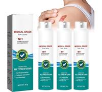 Advanced Scar Spray,Scar Remover for All Types,Scar Remove Medical Grade Scar Spray,Scar Removal Spray,Professional Scar Away Removal Cream,for Surgical Scars,Stretch Mark,Acne,Old & New Scars (3Pcs)