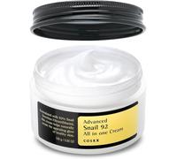 Advanced Snail 92% All In One Cream 100 Ml Crème Hydratante Avec Bave D'escargot Pour Anti Rides Peaux D'acné Et Peau Sèche Soins Pour Le Visage De Jour Femme Coréen Korean Skincare