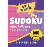 Advanced Sudoku Puzzle Book for Adults: Hard to Killer Sudoku with Solutions in Large Print (6x6, 9x9, 12x12)