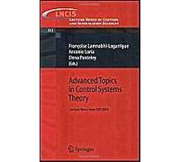 Advanced Topics In Control Systems Theory