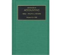 Advances in Accounting, 1998, ADVANCES IN ACCOUNTING