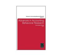 Advances In Accounting Behavioral Research