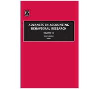Advances In Accounting Behavioral Research