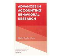 Advances In Accounting Behavioral Research