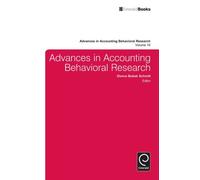 Advances In Accounting Behavioral Research