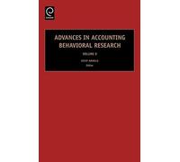 Advances in Accounting Behavioral Research