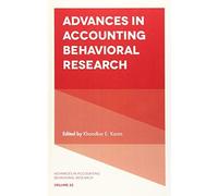 Advances In Accounting Behavioral Research