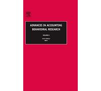 Advances in Accounting Behavioral Research