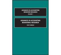 Advances in Accounting Behavioral Research