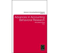 Advances In Accounting Behavioral Research