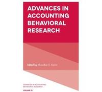 Advances in Accounting Behavioral Research Advances in Accounting Behavioral Research (Auteur)