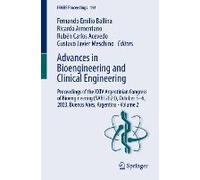 Advances In Bioengineering And Clinical Engineering