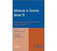 Advances in Ceramic Armor IV Volume 29 Issue 6 by Franks Hardcover Book Lisa Prokurat Franks (Auteur)